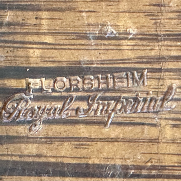 VTG Florsheim Royal Imperial Cordovan Men's Dress Shoes in burgundy. Size 8 D - Picture 7 of 13